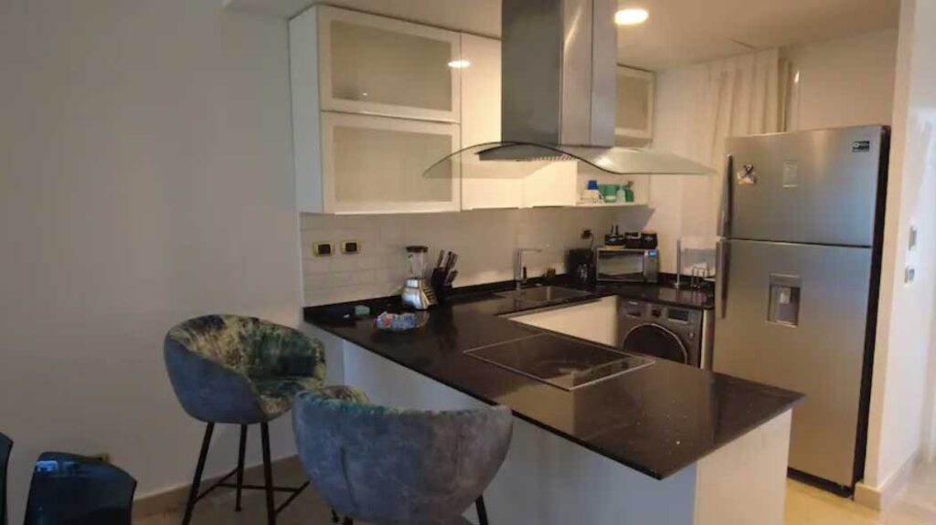 Cana Rock 2BR condo infinity pool + beach: